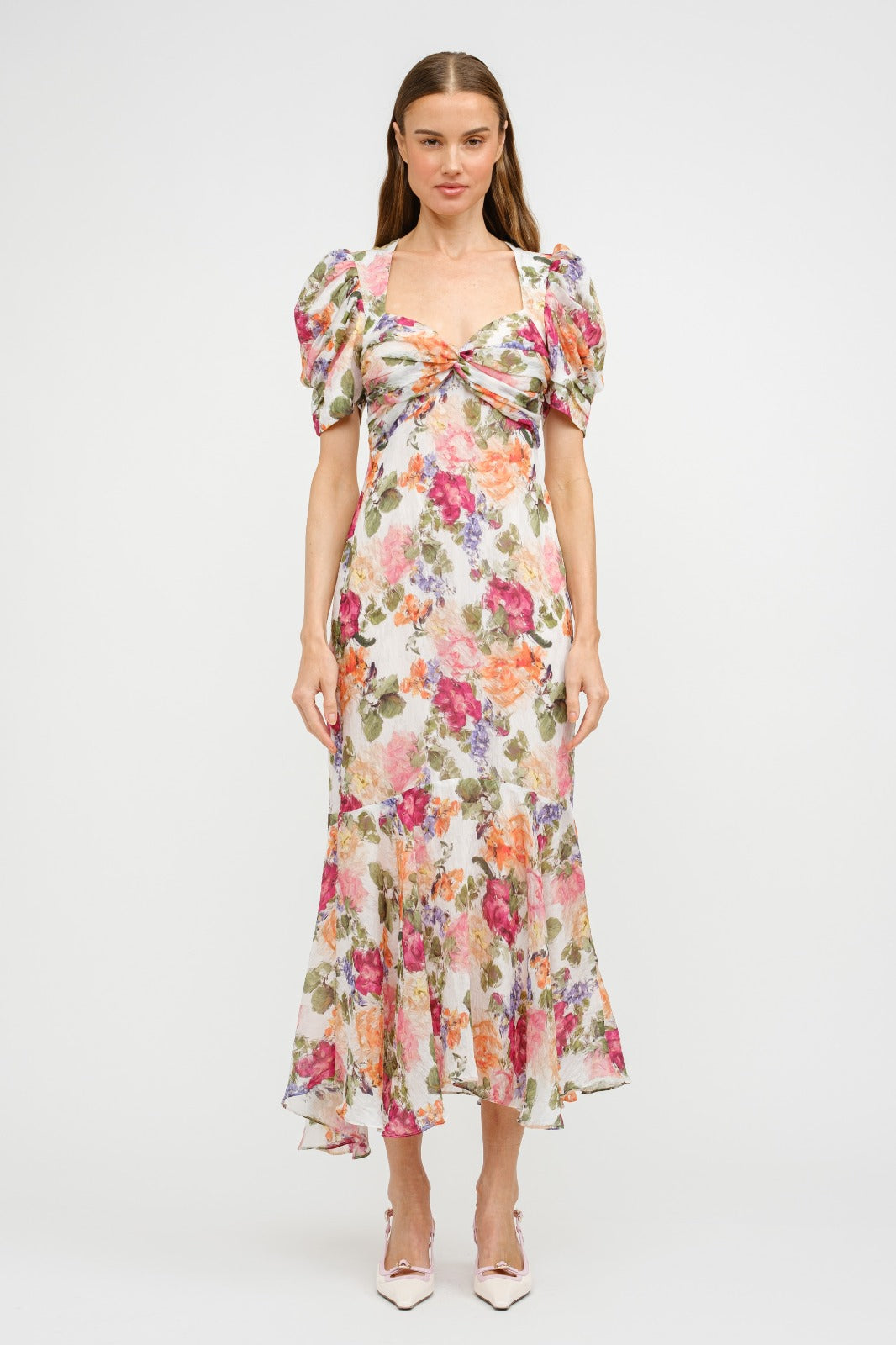 Rita Floral Midi Dress By Sofie