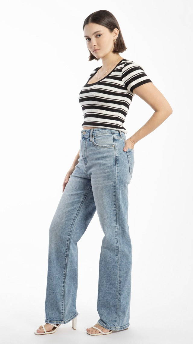 Pantalon BALAM Corte Wide Leg Color Cláro BL7033