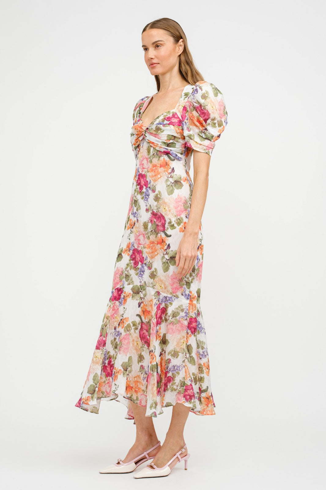 Rita Floral Midi Dress By Sofie