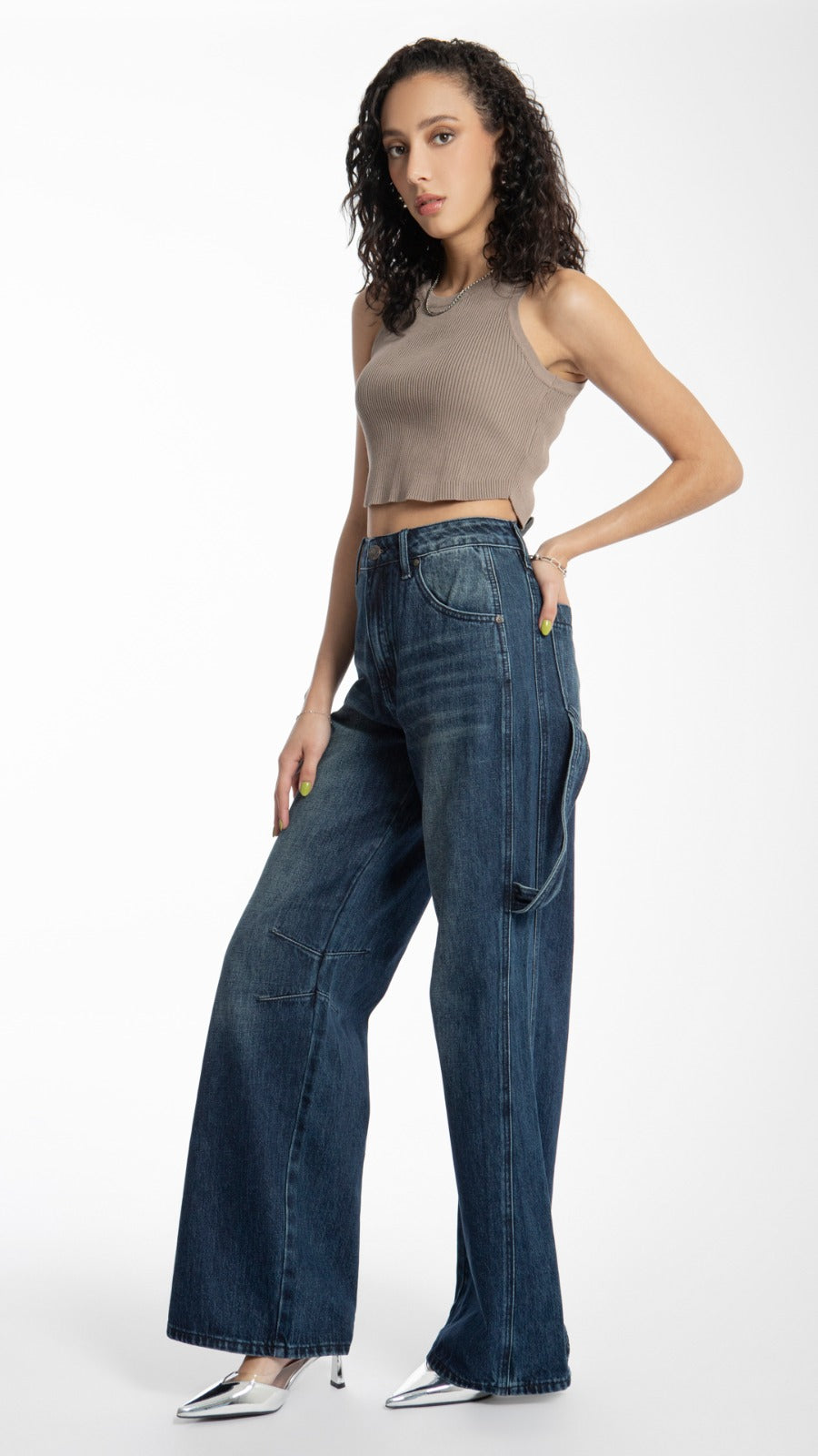 Pantalon BALAM Corte Vintage Loose Bolsa Carpintero