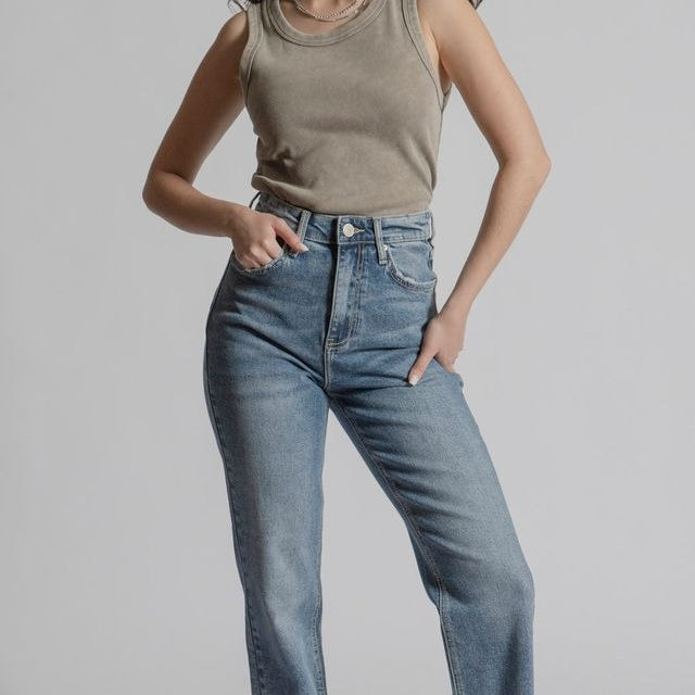 Pantalón Balam Corte Straight Color Claro BL7019