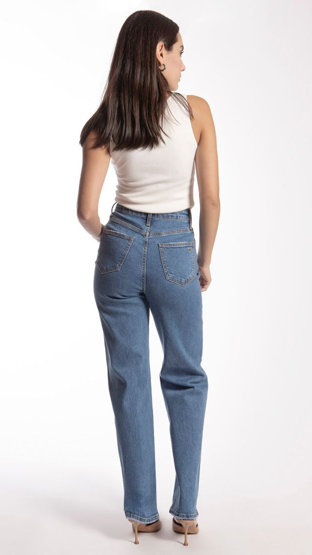 Pantalon BALAM Corte Wide Leg Color Medium BL7119