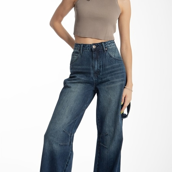 Pantalon BALAM Corte Vintage Loose Bolsa Carpintero