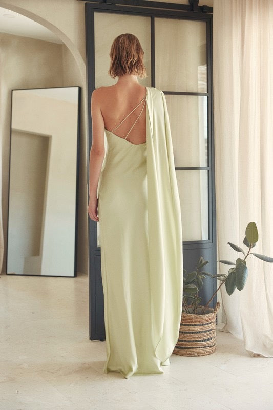 Halter Scarf Maxi Dress Fore