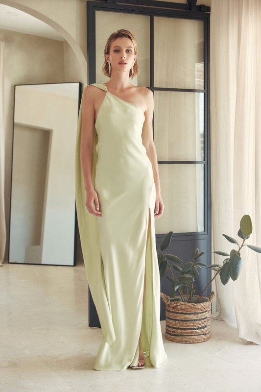 Halter Scarf Maxi Dress Fore