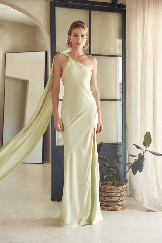 Halter Scarf Maxi Dress Fore