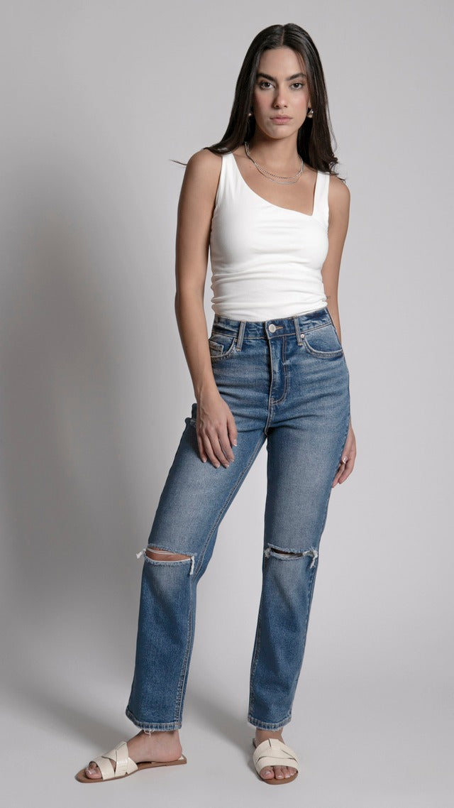 Pantalón BALAM Corte Straight Color Medium BL7071
